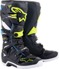 Alpinestars Tech 7 Boots Black / Blue Enamel / Fluo Yellow