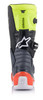 Alpinestars Youth Tech 7S Boots Dark Grey / Red Fluo / Yellow Fluo