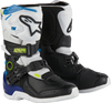 Alpinestars Tech 3S Kids Boots White / Black / Enamel Blue