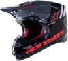 Alpinestars Supertech M8 Radium 2 Helmet Black / Neon Red