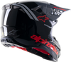 Alpinestars Supertech M8 Radium 2 Helmet Black / Neon Red
