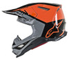 Alpinestars Supertech M8 Triple Helmet Orange / Grey Black