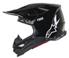 Alpinestars Supertech M8 Helmet Glossy Black