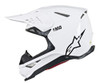 Alpinestars Supertech M8 Helmet Glossy White