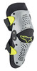 Alpinestars Youth SX-1 Knee Protector Silver / Yellow