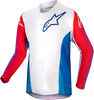 Alpinestars Youth Racer Lucent Jersey Blue / Mars Red / White