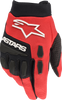 Alpinestars Youth Full Bore Gloves Bright Red / Black