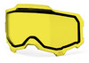 100% Aremga Goggles Replacement Vented Dual Pane Yellow Lens