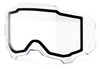 100% Aremga Forecast Goggles Replacement Dual Pane Clear Lens