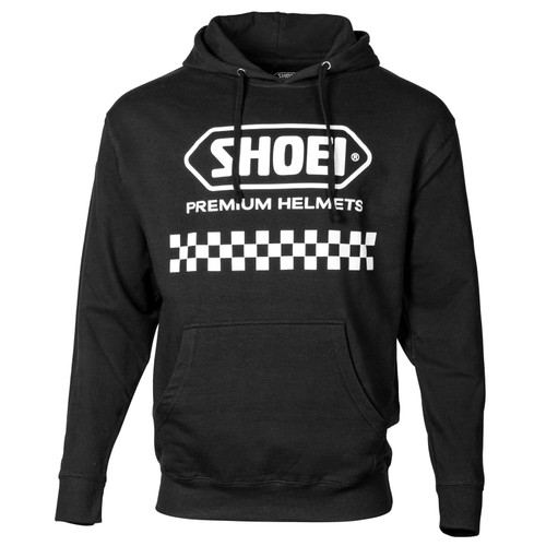 Shoei Logo Pull Over Hoodie Black