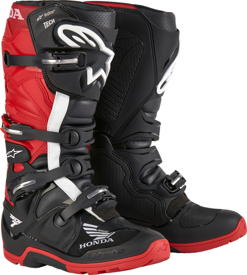 Alpinestars Honda Tech 7 Enduro Drystar Boots Black / Bright Red