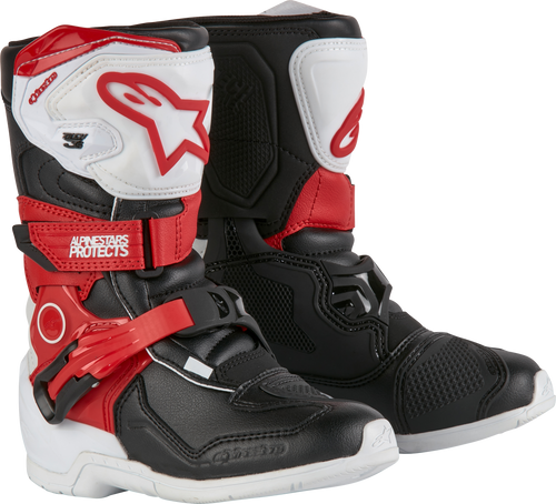 Alpinestars Tech 3S Kids Boots WHITE / Black / Bright Red