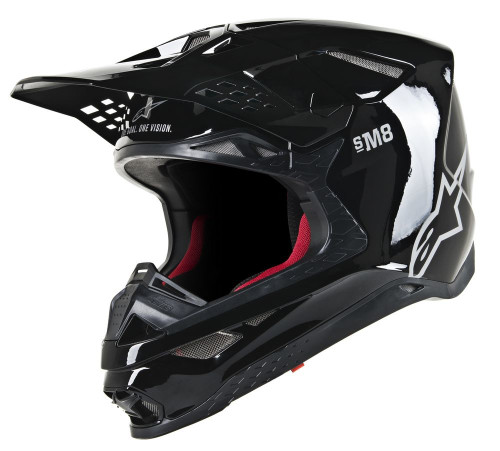 Alpinestars Supertech M8 Helmet Glossy Black