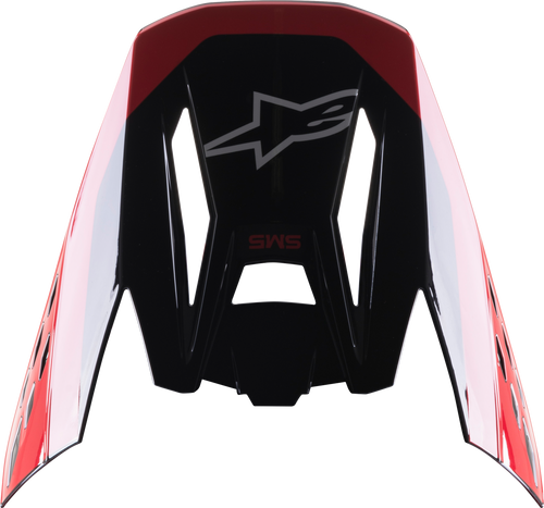 Alpinestars SM5 Visor Beam Black / Glossy Red