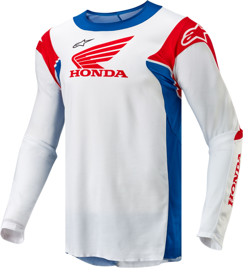 Alpinestars Honda Racer Iconic Jersey White / Bright Blue / Bright Red