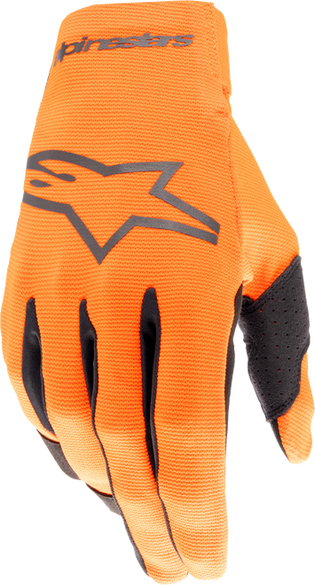 Alpinestars Youth Radar Gloves Hot Orange Black
