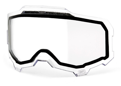 100% Aremga Goggles Replacement Vented Dual Pane Clear Lens