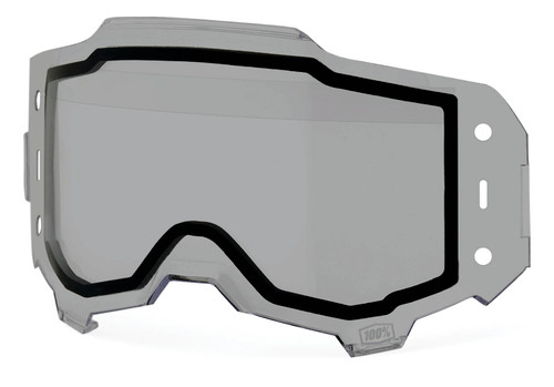 100% Aremga Forecast Goggles Replacement Dual Pane Smoke Lens