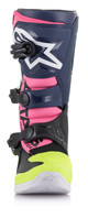 TECH 3S KIDS BOOTS BLACK/ DARK BLUE/PINK FLUO SZ 01