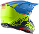Alpinestars Supertech M8 Radium Helmet Aqua / Yellow Fluo / Navy