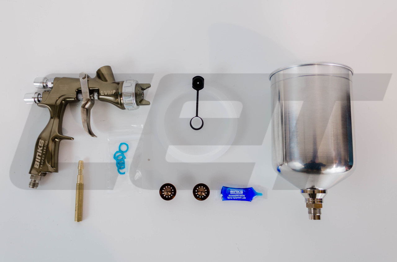 Binks Trophy LVLP Gravity Feed Kit