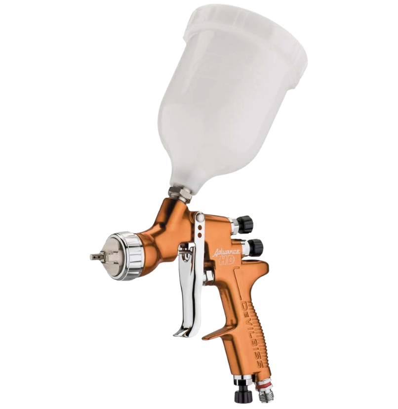 DeVilbiss Advance HD Gravity Feed Trans-Tech Spray Gun Kit — 513