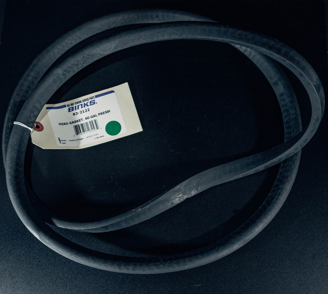 83-2122 | Head Gasket for 60 Gallon Binks Pressure Tanks