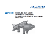 Binks Model 21 Spare Parts & Manual