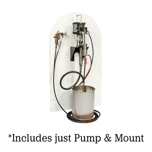 Binks MX1231 Air Assist Airless Pump Kit (PTFE/UHMWPE Packings, Dual Air Control, Wall Mount, Stainless Filter, 55 Gal. Siphon, 50' Hose Kit) (MX1231PU-0DW1T50)