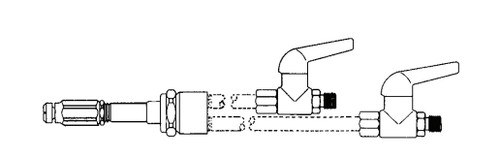 Conventional Extension for Binks Spray Guns (52-1382)