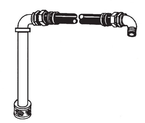 Binks Stainless Steel, 55 Gallon 1" Siphon Kit (44-155)