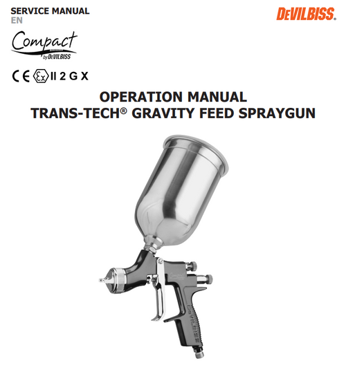 Devilbiss Compact Manual (Transtech, Gravity Feed) 