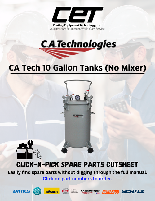 CA Tech 10 Gallon Pressure Tank Manual - Download Now (10 GALLON TANK MANUAL)