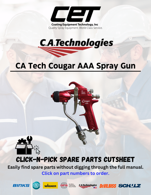 CA Tech Cougar Spray Gun Manual - Download Now (COUGAR MANUAL)