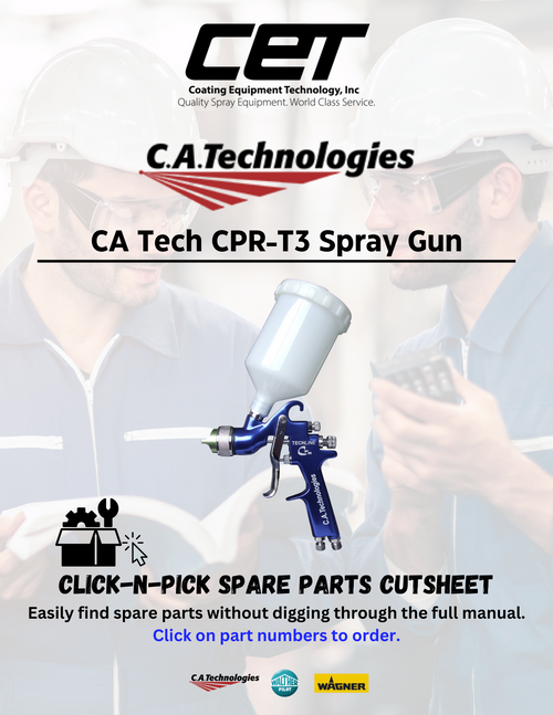 CA Tech CPR-T3 Spray Gun Manual - Download Now (CAT CPR-T3 MANUAL)