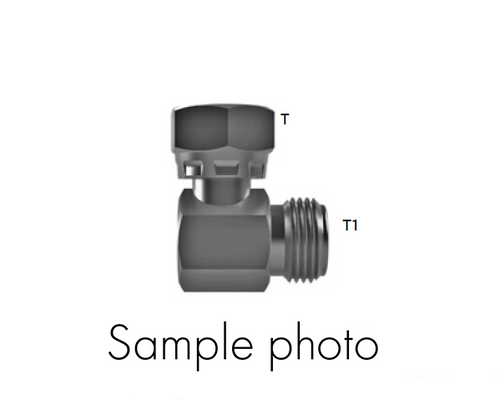 Hosco 3/8" NPS(F) x 1/4" NPS(M) 90 Degree (6SN-4-90)