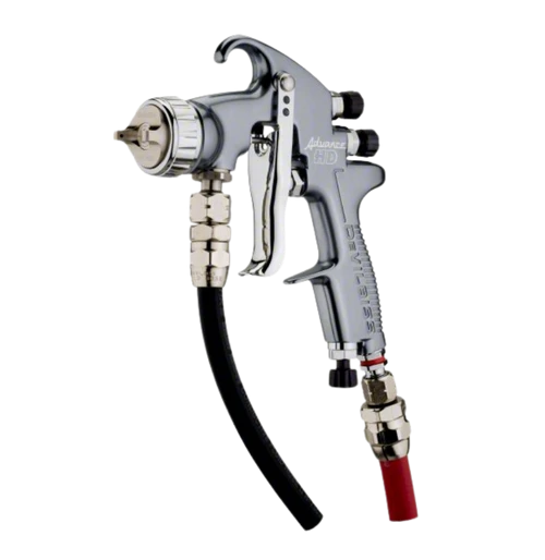 DeVilbiss Advance HD Pressure Feed Conventional Spray Gun Kit — 430 Air Cap, 1.8mm Nozzle (ADV-P430-18)