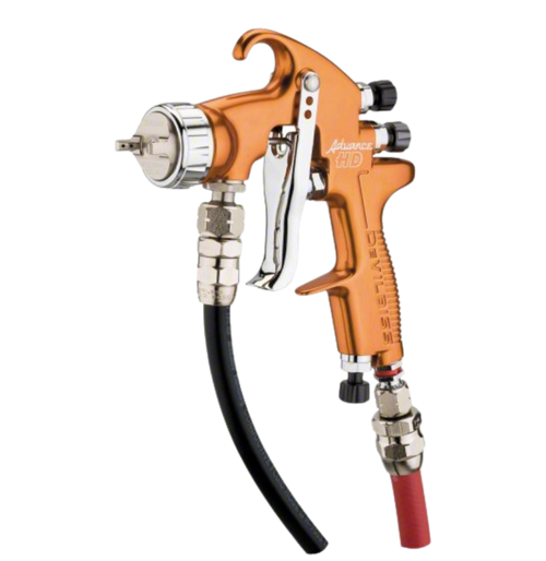 DeVilbiss Advance HD Pressure Feed Trans-Tech Spray Gun Kit — 510 Air Cap, 0.85mm Nozzle (ADV-P510-085)