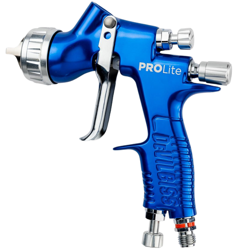 DeVilbiss PROLite Gravity HVLP Gun Kit — HV30 Air Cap, 1.3mm & 1.4mm Nozzles (905039)