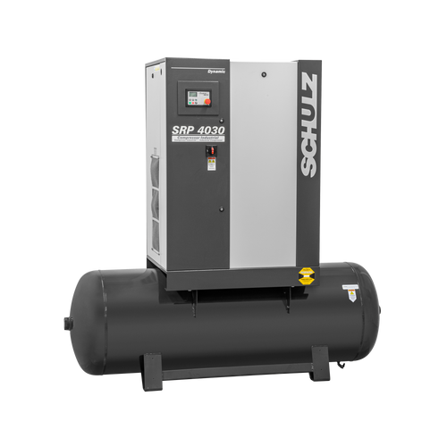 Schulz  30HP / 120 gallons - 113 CFM - Rotary Screw Compressor  230V Three Phase