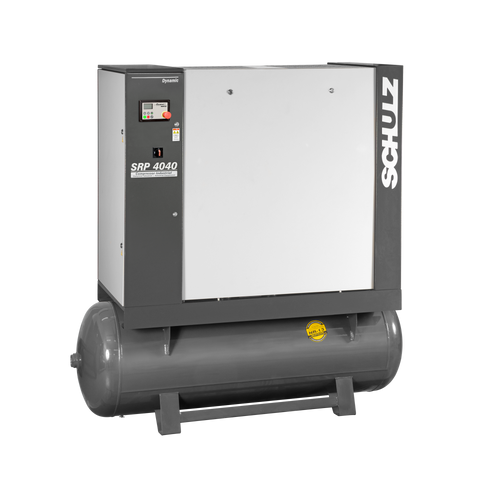 Schulz  40HP / 120 gallons - 150 CFM - Rotary Screw Compressor  460V Three Phase