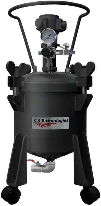 C.A. Technologies 2.5 Gallon Bottom Outlet Tank- 1 Reg- Air Agit (51-213)