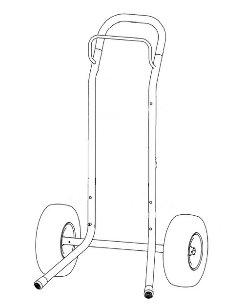 C.A. Technologies Cart Assy. For Air Assist Airless System (70-180)