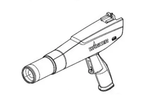 Wagner Gun Housing for PEM X1 Powder Coating Gun (2332540)