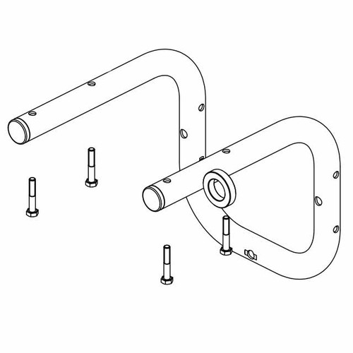 Wagner Wall Mount 4", Complete for IceBreaker 40-150 Piston Pump (2332143)