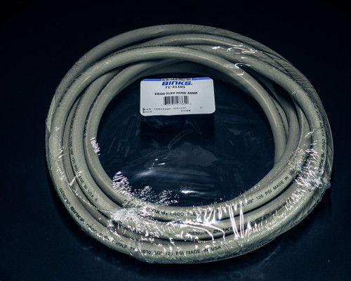 Binks 3/8" Ergoflex Air Hose, 25 Feet with 1/4" NPS Fittings  (71-31101)