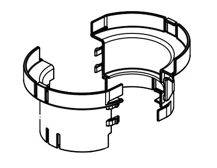 Wagner Coupling Cover Stroke 75 for Wagner IceBreaker 40-150 Piston Pump (367532)