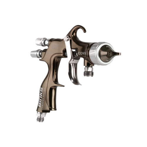 Binks Trophy Pressure Feed Spray Gun | Conventional, 1.4 mm Nozzle, 14-C Air Cap (2465-14CN-14V0)