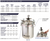 Binks 2 Gallon Pressure Tank (Galvanized, Direct Drive Agitator, 2 Regulators) (183G-221)