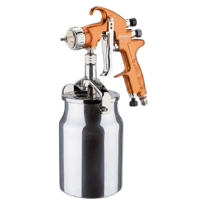 DeVilbiss Advance HD Compliant Suction Feed Spray Gun with 1L Cup
